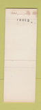 Matchbook Cover - Holiday Motel Webster SD