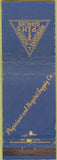 Matchbook Cover - Physicians Hopsital Supply Portland OR
