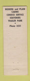 Matchbook Cover - Melmar Motel New Underwood SD WEAR