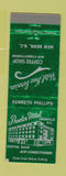 Matchbook Cover - Proctor Hotel Greenville NC New Bern