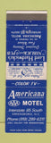 Matchbook Cover - Americana Motel Greensboro NC