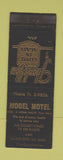 Matchbook Cover - Model Motel Rapid City SD
