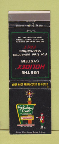 Matchbook Cover - Holiday Inn McAlester OK WEAR