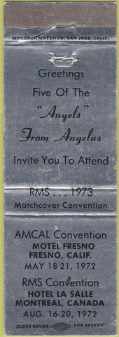 Matchbook Cover - AMCAL RMS Fresno CA Montreal Canada