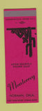 Matchbook Cover - Monterrey Norman OK SAMPLE