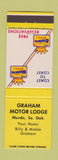 Matchbook Cover - Graham Motor Lodge Murdo SD