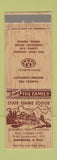 Matchbook Cover - State Game Lodge Hermosa SD