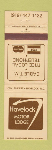 Matchbook Cover - Havelock Motor Lodge NC