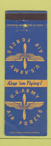Matchbook Cover - US Army Air Forces WWII WORN