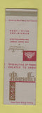 Matchbook Cover - Marsalli's French Restaurant San Francisco CA