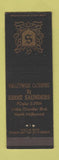 Matchbook Cover - Eddie Sauders Catering North Hollywood CA