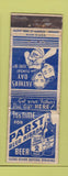 Matchbook Cover - Pabst Blue Ribbon Beer WORN