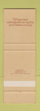 Matchbook Cover - Publick House Sturbridge MA SAMPLE