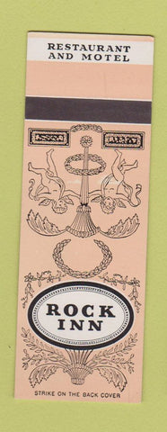Matchbook Cover - Rock Inn Restaurant Motel SAMPLE