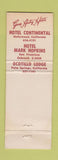 Matchbook Cover - Gene Autry Hotels San Francisco Palm Springs Hollywood CA WEAR