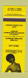 Matchbook Cover - Bermuda Tavern Toronto ON nude girlie