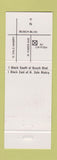 Matchbook Cover - AJ Catfish Seafood Tampa FL