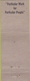 Matchbook Cover - Lowen Cleaners Advance NO TOWN