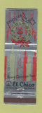 Matchbook Cover - El Chico Mexican Food Christmas TX Chain