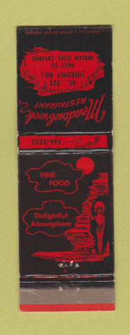 Matchbook Cover - Meadowbrook Restaurant Indian Hersey? PA
