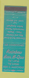 Matchbook Cover - Rainbow BBQ