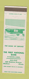 Matchbook Cover - The First National Bank Madison IL