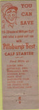Matchbook Cover - Pillsbury Feeds Sleepy Eye MN