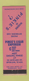 Matchbook Cover - Pinkie's Cigar Emporium Spokane WA