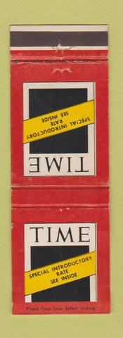 Matchbook Cover - Time Magazine WEAR