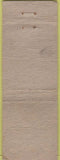 Matchbook Cover - Ceedar Cabin Ashton IA BBQ WORN