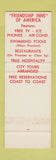 Matchbook Cover - Plainsman Motel Blackwell OK SAMPLE
