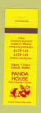Matchbook Cover - Panda House Chinese Food Orange CT