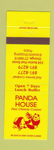 Matchbook Cover - Panda House Chinese Food Orange CT