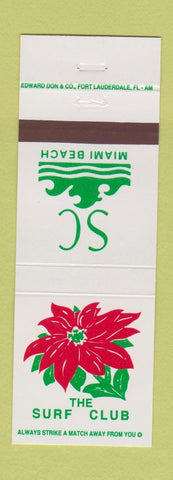 Matchbook Cover - The Surf Club Miami Beach FL