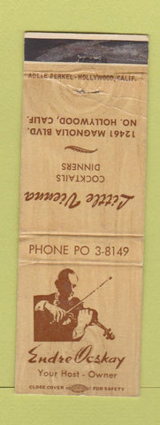 Matchbook Cover - Little Vienna North Hollywood CA WEAR