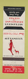 Matchbook Cover - Alexander's Restaurant Las Vegas NV girlie WEAR