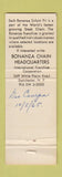 Matchbook Cover - Bonanza Sirloin Pit St Louis MO