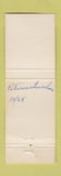 Matchbook Cover - Ben Franklin Motor Hotel St Louis MO