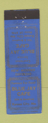 Matchbook Cover - Blue Jay Cafe Kansas City MO