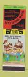 Matchbook Cover - Snow White Cafe Glasgow Lewistown MT Hillbilly