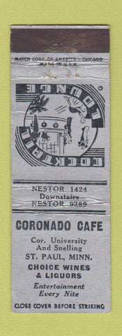 Matchbook Cover - Coronado Cafe St Paul MN
