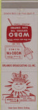 Matchbook Cover - WDBO Orlando FL TV