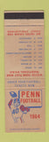 Matchbook Cover - Penn Football 1964 Pennsylvania schedule