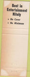 Matchbook Cover - Club Killarney Denver CO