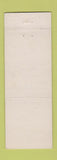 Matchbook Cover - 100 Mile House Restaurant Fowler IN low phone #