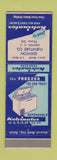 Matchbook Cover - Kelvinator Freezer Edenton NC Low phone #
