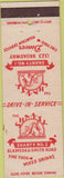 Matchbook Cover - The Shanty Denver CO red font
