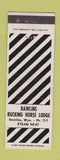 Matchbook Cover - Rawlins Bucking Horse Lodge WY low phone #