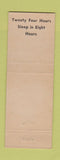 Matchbook Cover - Rawlins Bucking Horse Lodge WY low phone #