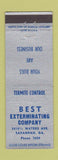 Matchbook Cover - Best Exterminating Company Savannah GA